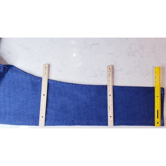 TAYLOR STITCH Democratic Button Fly Selvedge Jeans Med-Dark Blue Men's Size 35W - Picture 12 of 14